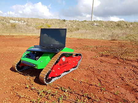 ROS Tracked Vehicle for outdoor applications